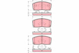 Brake Pad Set, Disc Brake GDB3166 - TRW