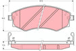 Brake Pad Set, Disc Brake GDB3169 - TRW