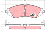 Brake Pad Set, Disc Brake GDB3171DT - TRW