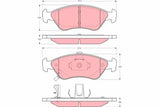 Brake Pad Set, Disc Brake GDB3173 - TRW - Brake Pads - TRW