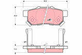 Brake Pad Set, Disc Brake GDB3174 - TRW - Brake Pads - TRW