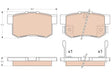Brake Pad Set, Disc Brake GDB3175 - TRW