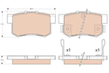 Brake Pad Set, Disc Brake GDB3175 - TRW - Brake Pads - TRW