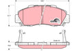 Brake Pad Set, Disc Brake GDB3477DT - TRW