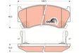 Brake Pad Set, Disc Brake GDB3180DT - TRW