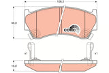 Brake Pad Set, Disc Brake GDB3180DT - TRW