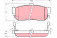 Brake Pad Set, Disc Brake GDB318 - TRW