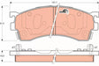 Brake Pad Set, Disc Brake GDB3192 - TRW