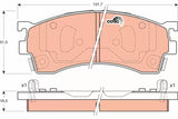 Brake Pad Set, Disc Brake GDB3192 - TRW