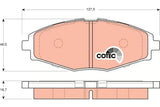 Brake Pad Set, Disc Brake GDB3195DT - TRW