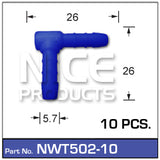 Hose Connection Pkt 10 NWT502-10 - Nice Products | Universal Auto Spares