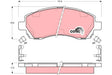 Brake Pad Set, Disc Brake GDB3205 - TRW