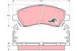 Brake Pad Set, Disc Brake GDB3205DT - TRW - Brake Pads - TRW