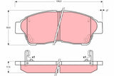 Brake Pad Set, Disc Brake GDB3207 - TRW - Brake Pads - TRW