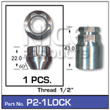 Lock Nuts (set of 1) P2-1LOCK - Nice Products | Universal Auto Spares
