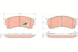 Brake Pad Set, Disc Brake GDB3209 - TRW