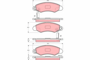 Brake Pad Set, Disc Brake GDB3215 - TRW