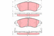 Brake Pad Set, Disc Brake GDB3216 - TRW