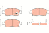 Brake Pad Set, Disc Brake GDB3218DT - TRW
