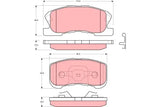 Brake Pad Set, Disc Brake GDB3220DT - TRW