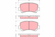 Brake Pad Set, Disc Brake GDB3221 - TRW