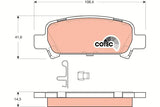 Brake Pad Set, Disc Brake GDB3223DT - TRW