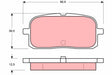 Brake Pad Set, Disc Brake GDB3225 - TRW