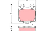 Brake Pad Set, Disc Brake GDB3233 - TRW - Brake Pads - TRW