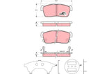Brake Pad Set, Disc Brake GDB3236 - TRW - Brake Pads - TRW