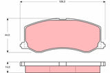 Brake Pad Set, Disc Brake GDB3237 - TRW