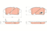 Brake Pad Set, Disc Brake GDB3242DT - TRW
