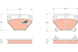 Brake Pad Set, Disc Brake GDB3243 - TRW - Brake Pads - TRW