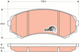 Brake Pad Set, Disc Brake GDB3246 - TRW