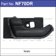 Door Handle NF70DR - Nice Products | Universal Auto Spares