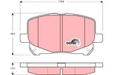 Brake Pad Set, Disc Brake GDB3248 - TRW - Brake Pads - TRW