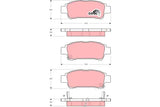 Brake Pad Set, Disc Brake GDB3249 - TRW - Brake Pads - TRW