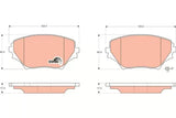 Brake Pad Set, Disc Brake GDB3251 - TRW