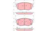 Brake Pad Set, Disc Brake GDB3253DT - TRW