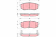 Brake Pad Set, Disc Brake GDB3260 - TRW