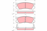 Brake Pad Set, Disc Brake GDB3264 - TRW - Brake Pads - TRW