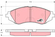 Brake Pad Set, Disc Brake GDB3265 - TRW