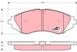 Brake Pad Set, Disc Brake GDB3265 - TRW - Brake Pads - TRW