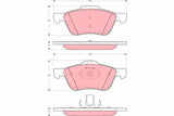 Brake Pad Set, Disc Brake GDB3272 - TRW - Brake Pads - TRW