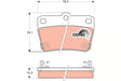 Brake Pad Set, Disc Brake GDB3279 - TRW