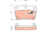 Brake Pad Set, Disc Brake GDB3279DT - TRW