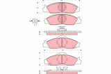 Brake Pad Set, Disc Brake GDB3281 - TRW - Brake Pads - TRW