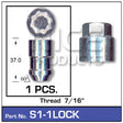 Lock Nuts (set of 1) S1-1LOCK - Nice Products | Universal Auto Spares