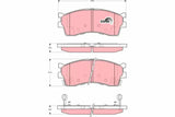 Brake Pad Set, Disc Brake GDB3285 - TRW - Brake Pads - TRW