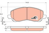 Brake Pad Set, Disc Brake GDB3287DT - TRW