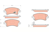 Brake Pad Set, Disc Brake GDB3288DT - TRW